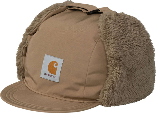  Carhartt Wip Cappello Alberta Cap Leather Uomo Marrone