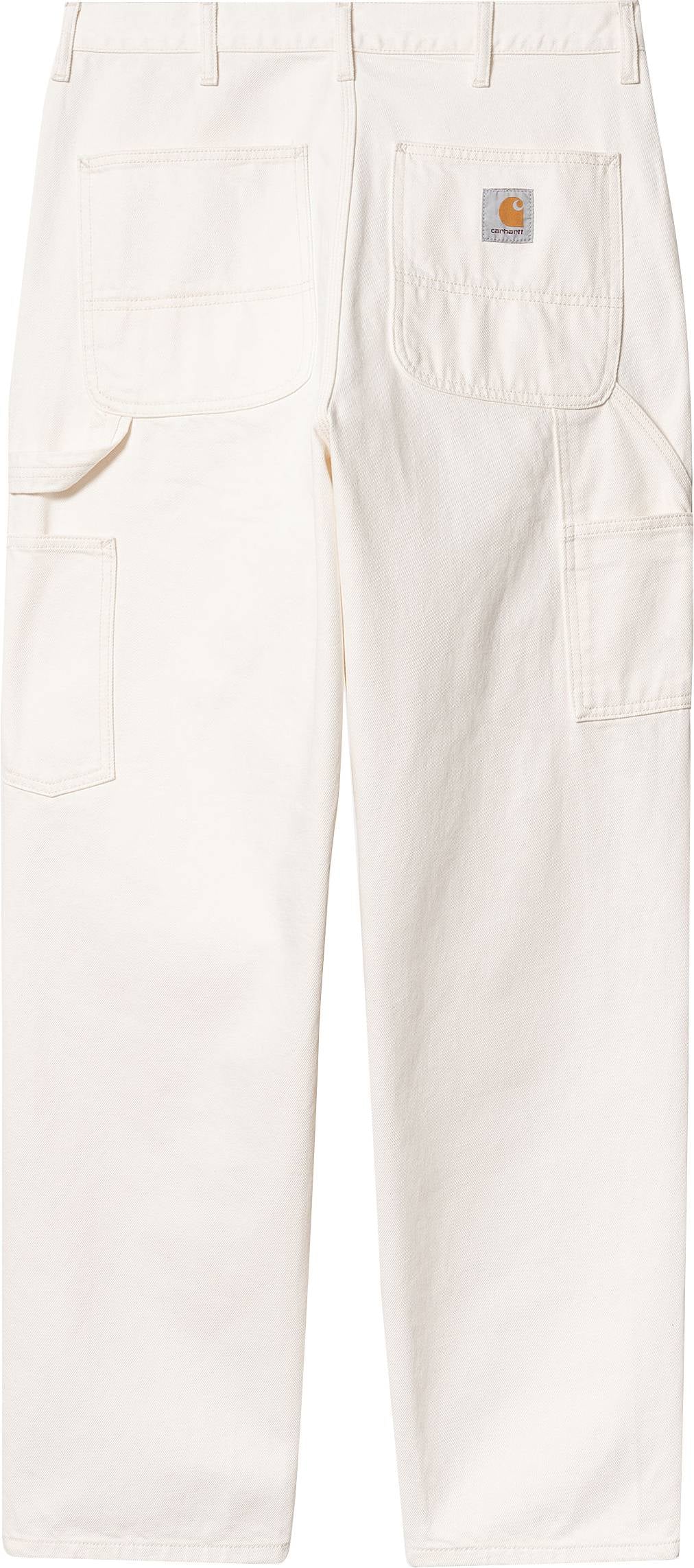  Carhartt Wip Jeans Single Knee Pant White Rinsed Bianco Uomo - 1