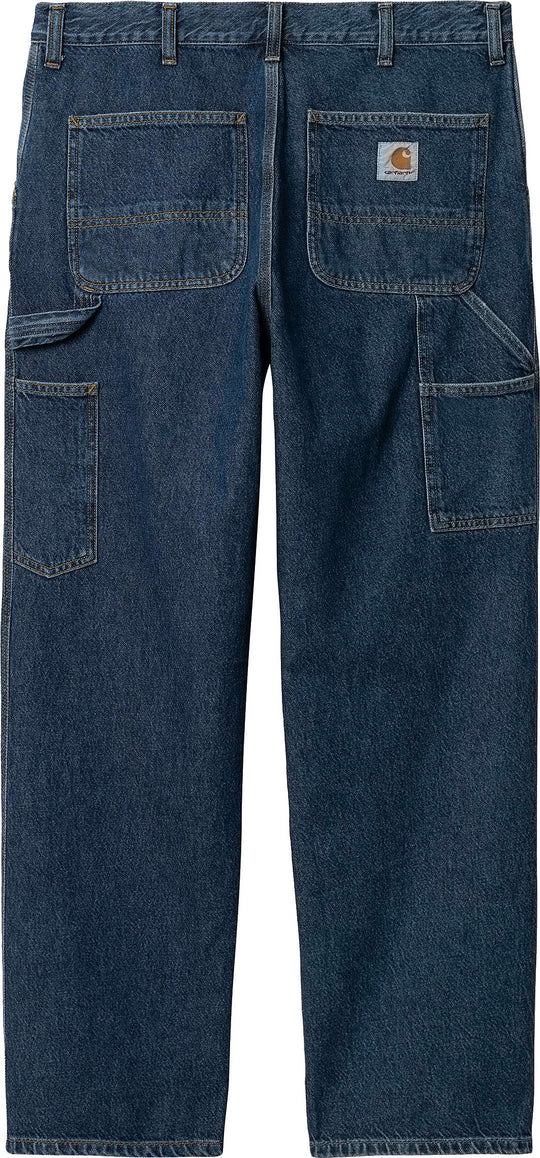  Carhartt Wip Pantaloni Single Knee Pant Blue Stone Washed Uomo