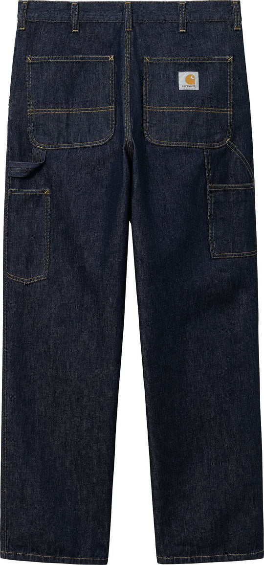  Carhartt Wip Pantaloni Single Knee Pant Blue Rinsed Uomo