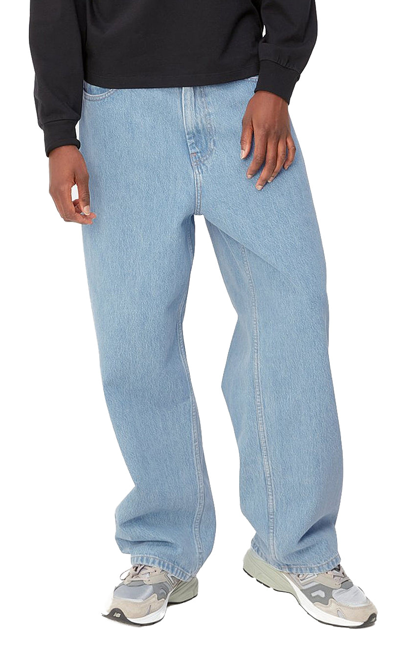  Carhartt Wip Jeans W Brandon Pant Blue Stone Bleached Donna - 3