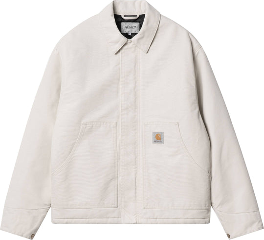  Carhartt Wip Giacca Og Arcan Jacket Salt Aged Canvas Uomo Bianco