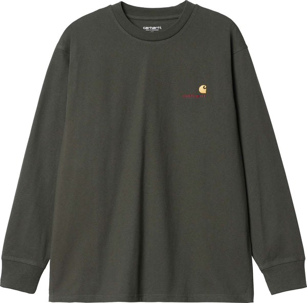 Carhartt Wip t-shirt L/S American Script tee plant