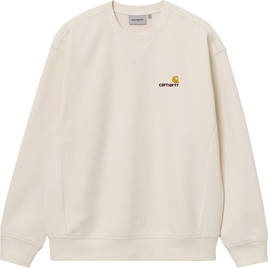  Carhartt Wip Felpe American Script Sweat Natural Uomo Beige