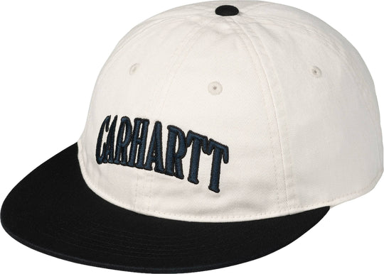  Carhartt Wip Cappello Preston Cap Wax Black Uomo Bianco