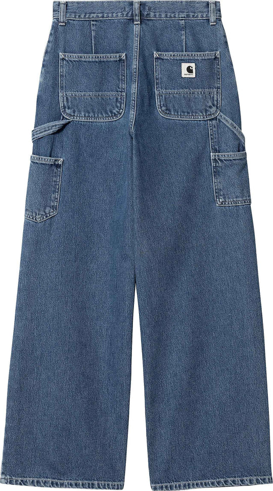  Carhartt Wip Jeans W Jens Pant Blue Stone Washed Donna
