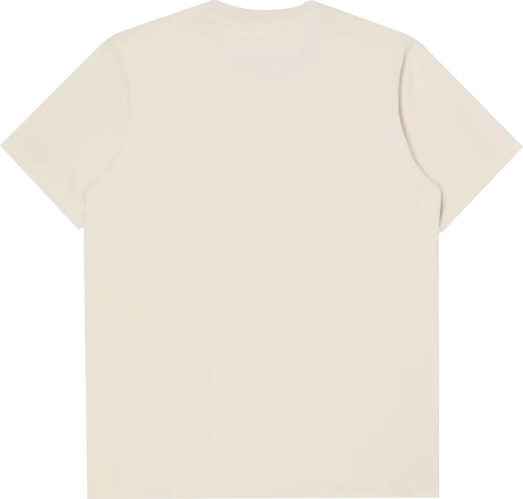  Edwin T-shirt Kamifuji Chest Ts Whisper White Beige Uomo - 2