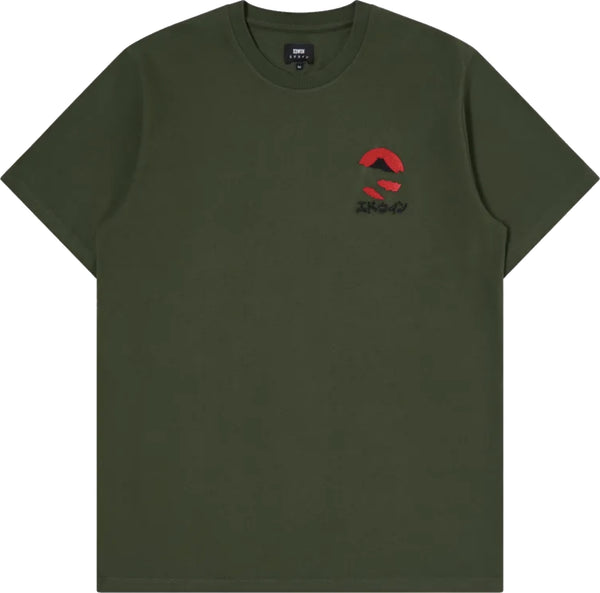 Edwin t-shirt Kamifuji Chest Ts kombu green