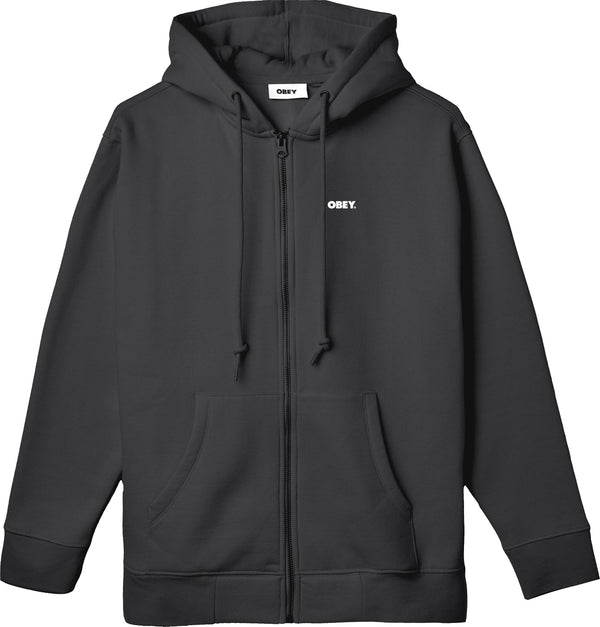 Obey felpa Bold Zip Fleece black