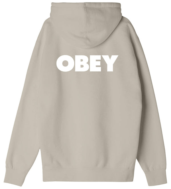 Obey felpa Bold Hood Fleece silver grey