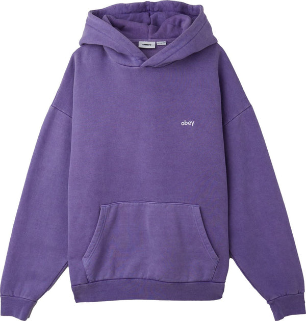 Obey felpa Lowercase Pigment Hood Fleece pigment digital flower