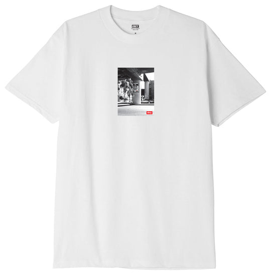 Obey T-shirt Urban Renewal Classic Tee White Uomo Bianco