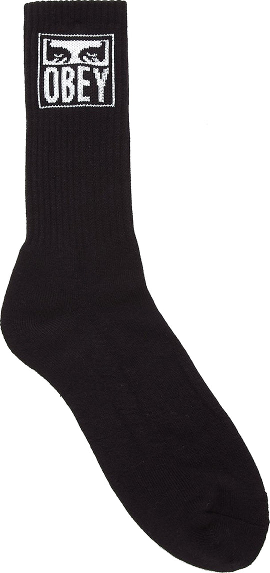  Obey Calze Obey Eyes Icon Socks Black Uomo Nero