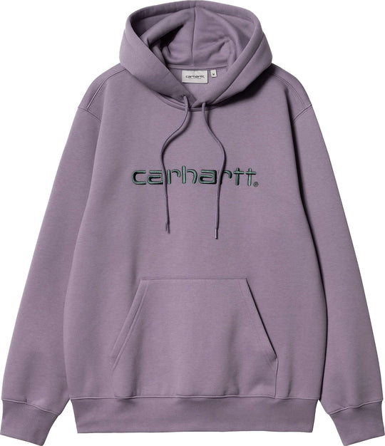  Carhartt Wip Felpa Hooded Carhartt Sweat Glassy Purple Discover Uomo Viola