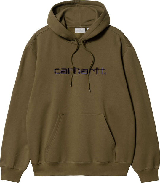  Carhartt Wip Felpa Hooded Carhartt Sweat Highland Cassis Uomo Verde