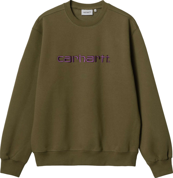 Carhartt Wip felpa Carhartt Sweat highland cassis