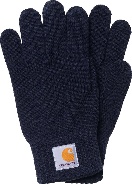  Carhartt Wip Guanti Watch Gloves Dark Navy Uomo Blue