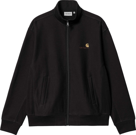  Carhartt Wip Felpa American Script Jacket Black Uomo Nero
