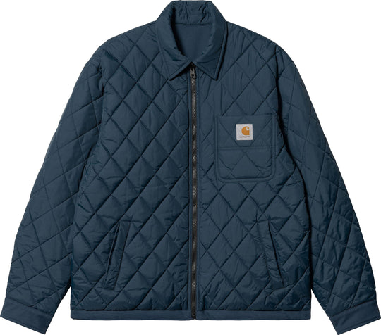  Carhartt Wip Giacca Reversibile Madera Jacket Squid White Uomo Blue