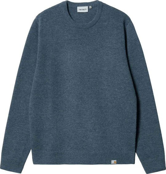  Carhartt Wip Maglione Allen Sweater Ore Heather Uomo Blue