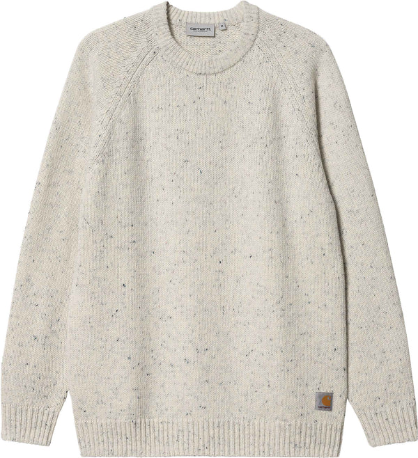 Carhartt Wip maglione Anglistic Sweater speckled salt