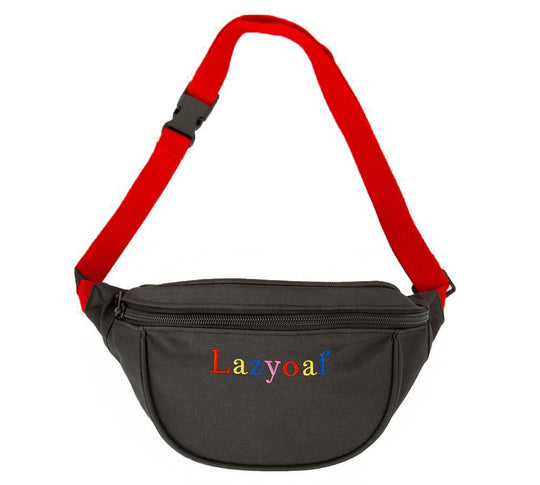  Lazy Oaf Marsupio Bum Bag Black Donna Nero