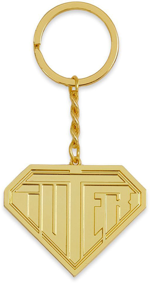  Iuter Portachiavi Logo Keychain Gold Oro Uomo - 1