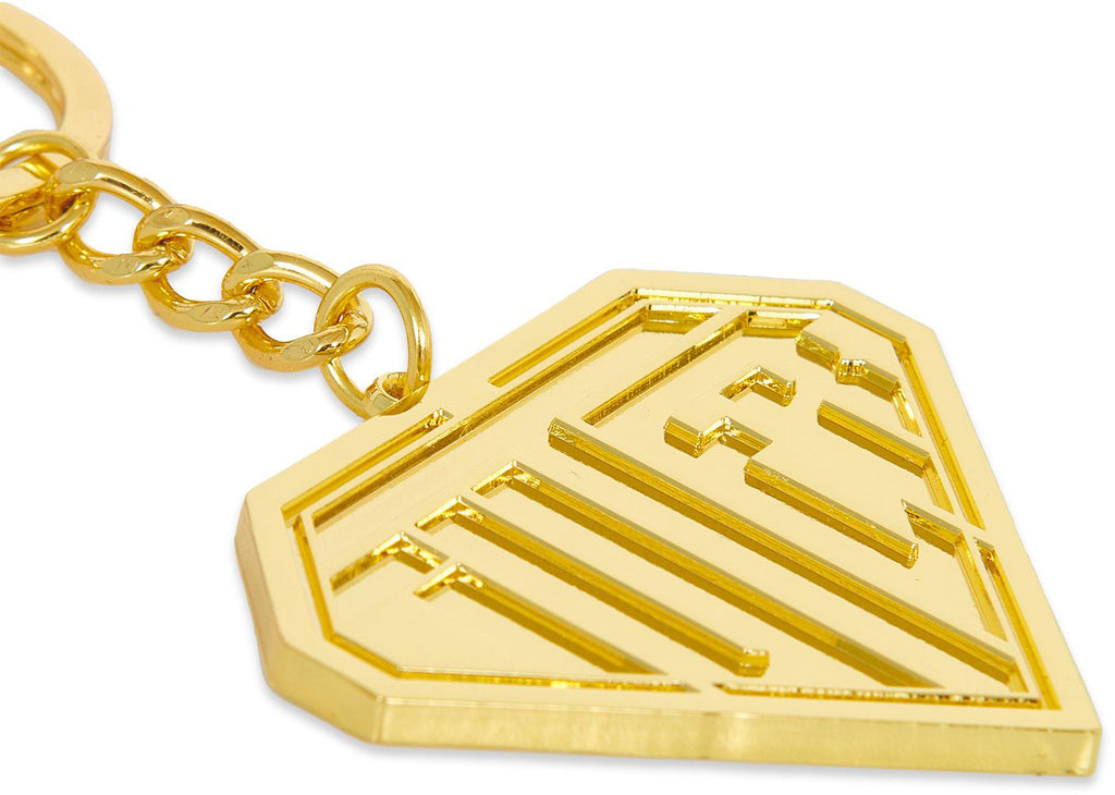  Iuter Portachiavi Logo Keychain Gold Oro Uomo - 2