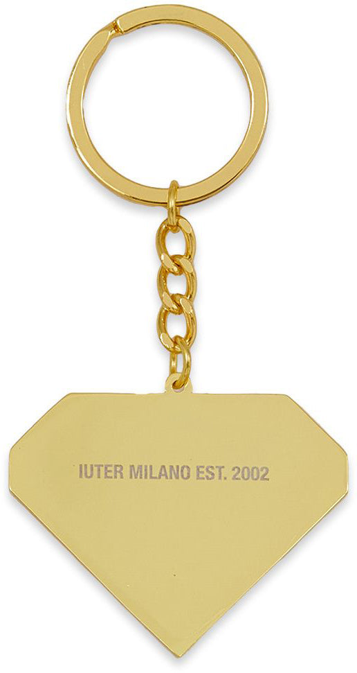  Iuter Portachiavi Logo Keychain Gold Oro Uomo - 3