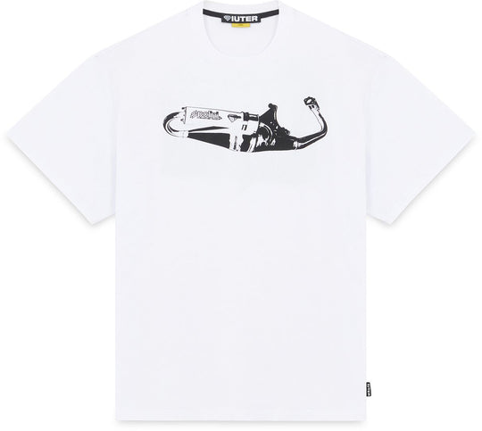  Iuter T-shirt Polini Muffler Tee White Uomo Bianco