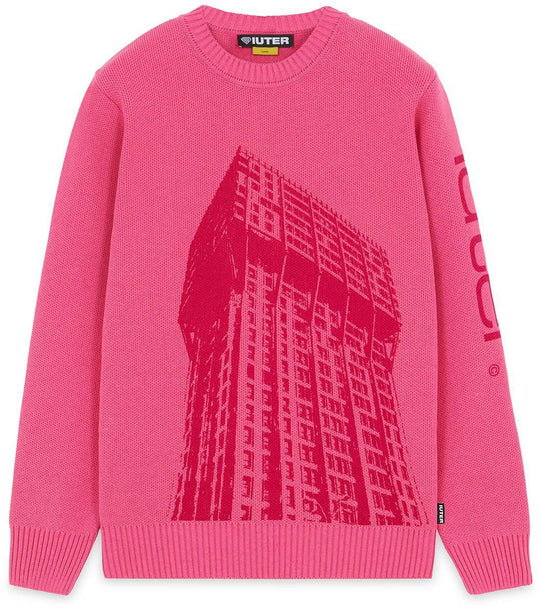  Iuter Maglione Tower Jumper Pink Uomo Rosa