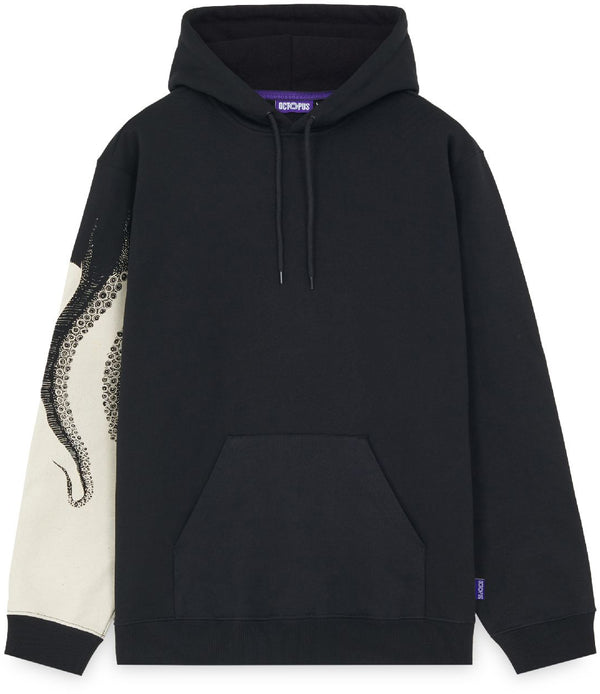 Octopus felpa Side Hoodie black