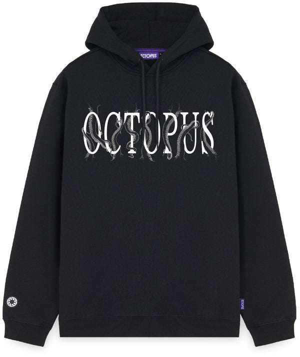 Octopus felpa Tentacles Logo Hoodie black