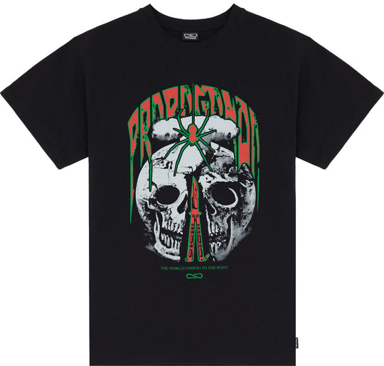  Propaganda T-shirt Point Tee Black Uomo Nero