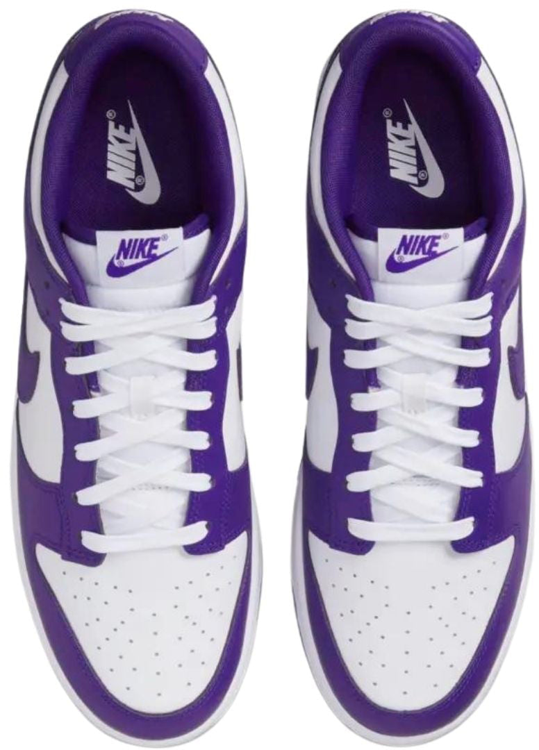 Nike Dunk Low Championship Court Purple Viola Uomo - 5