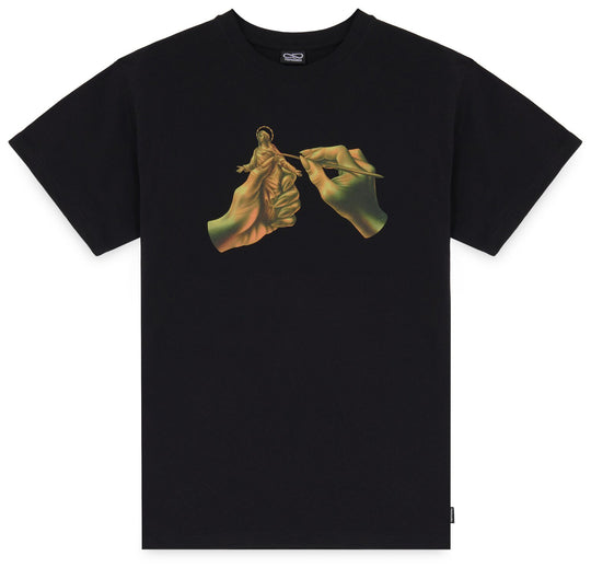  Propaganda T-shirt Dominet Tee Black Uomo Nero