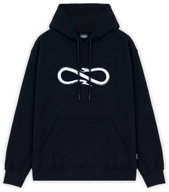  Propaganda Felpa Logo Hoodie Black Uomo Nero