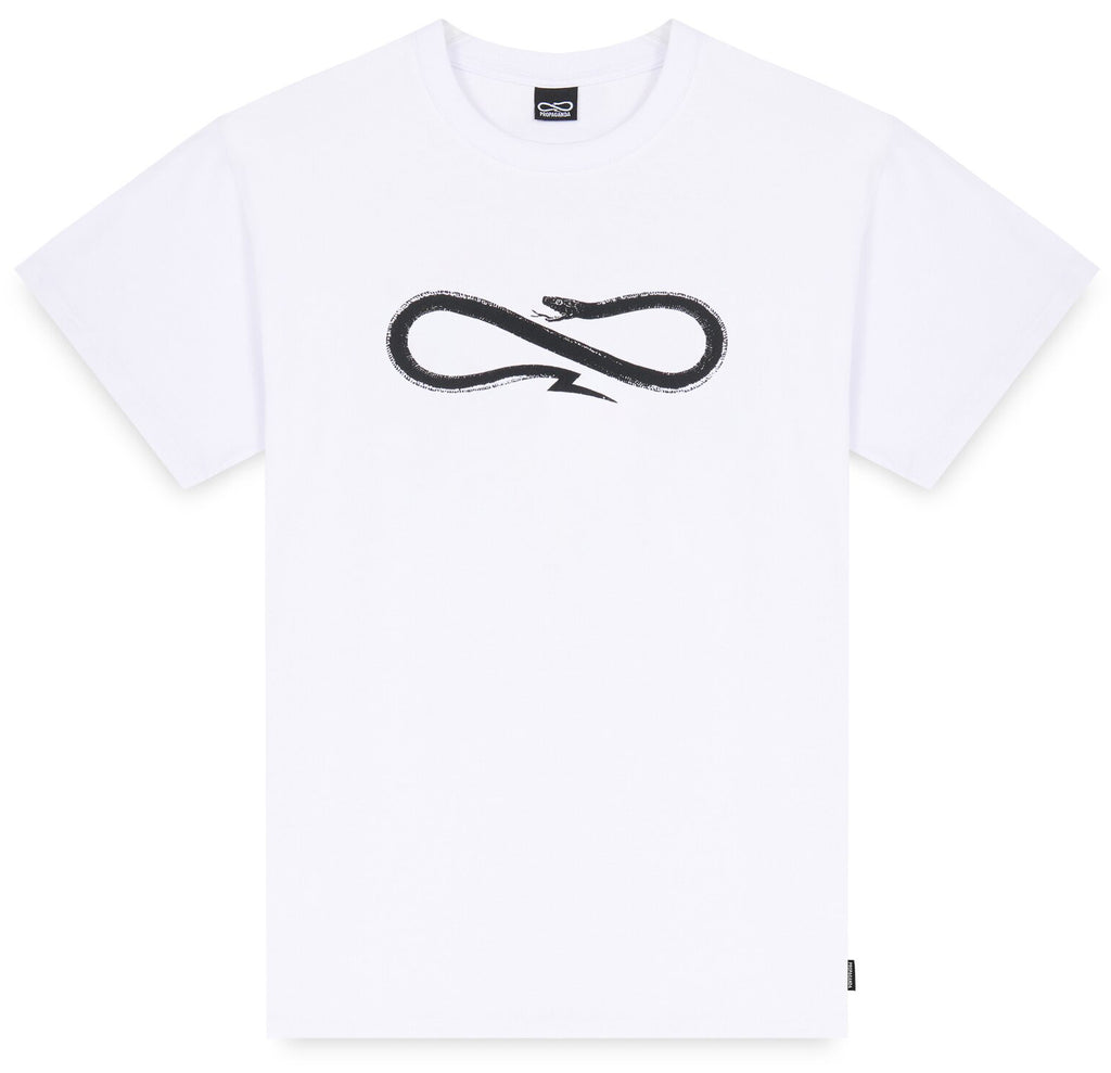  Propaganda T-shirt Logo Tee White Bianco Uomo - 1
