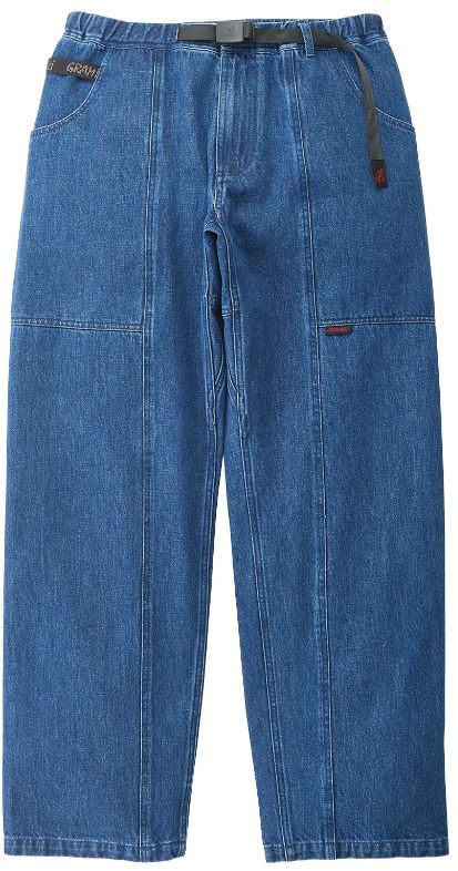  Gramicci Jeans Denim Gadget Pant Mid Indigo (size Jp) Uomo Blue