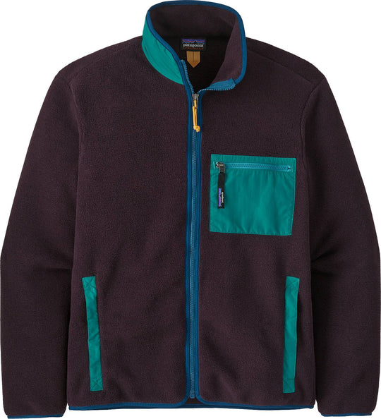  Patagonia Giacca Men's Synchilla Fleece Jacket Obsidian Plum Uomo Bordeaux
