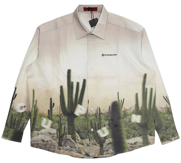 Acupuncture camicia Acu Shirt Cactus beige