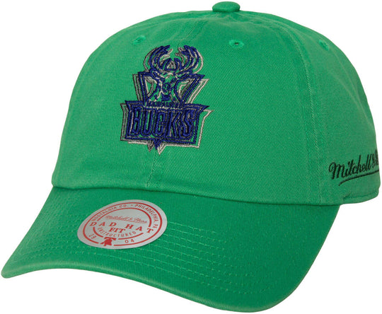  Mitchell & Ness Cappello Nba Golden Hour Glaze Strapback Hwc Bucks Green Mitchell E Ness Uomo Verde