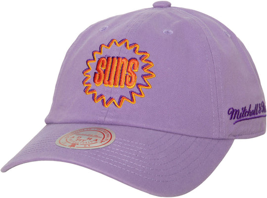  Mitchell & Ness Cappello Nba Golden Hour Glaze Strapback Hwc Suns Lilac Mitchell E Ness Uomo Viola