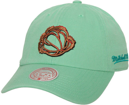  Mitchell & Ness Cappello Nba Golden Hour Glaze Strapback Hwc Grizzlies Light Green Mitchell E Ness Uomo Verde