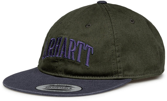  Carhartt Wip Cappello Preston Cap Plant Dark Navy Uomo Verde