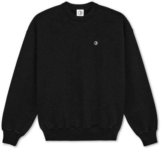  Polar Skate Co. Felpa Ed Crewneck Patch Black Uomo Nero