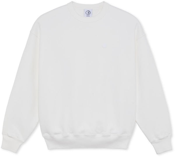 Polar Skate Co. felpa Ed Crewneck Patch Cloud White