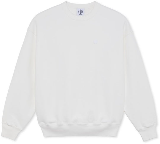  Polar Skate Co. Felpa Ed Crewneck Patch Cloud White Uomo Bianco