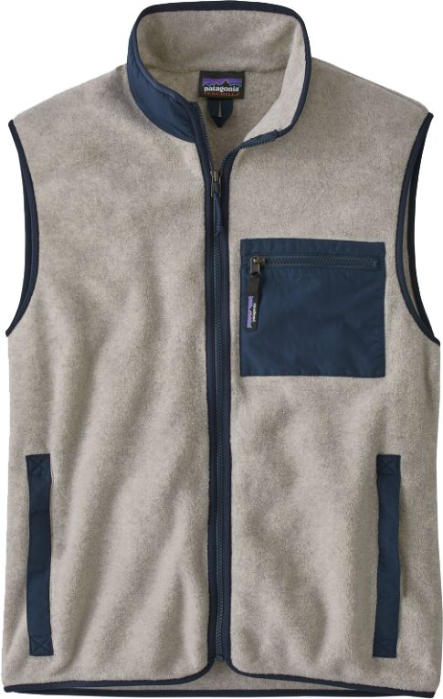  Patagonia Gilet Men's Synchilla Fleece Vest Oatmeal Heather Uomo Grigio