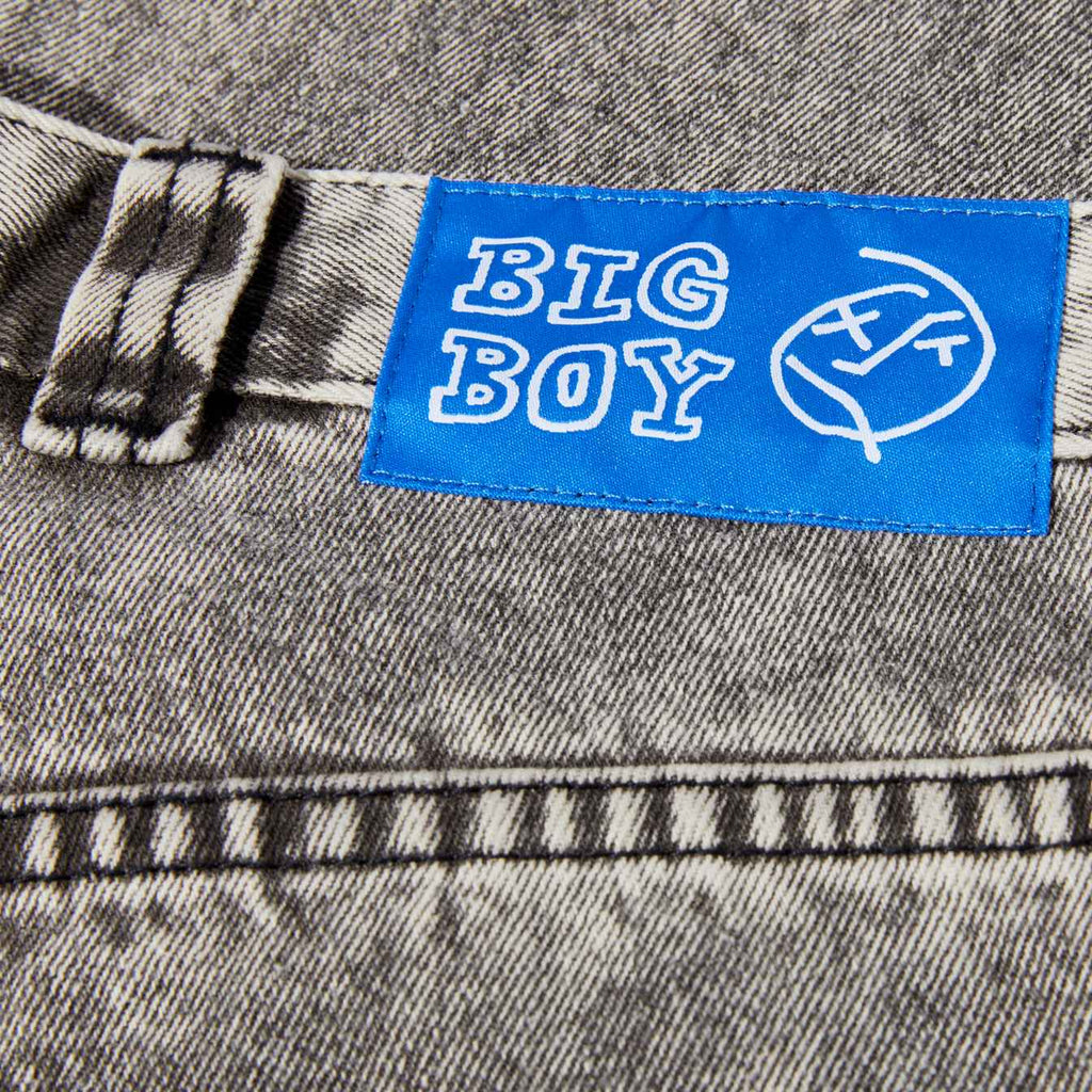  Polar Skate Co. Jeans Big Boy Acid Black Grigio Uomo - 4